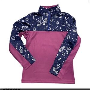 Belle and Bow fleece lined top